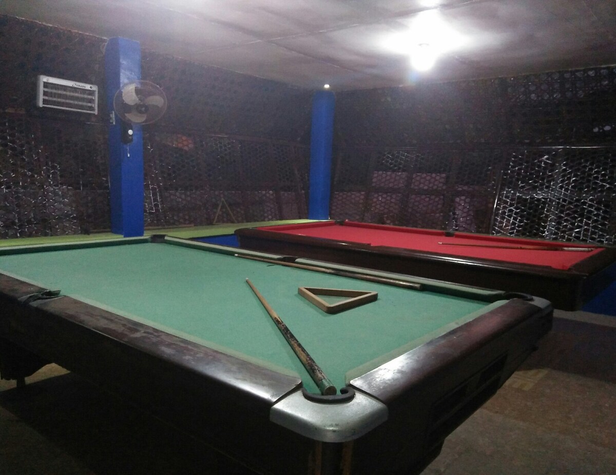 Karaoke and entertainment area