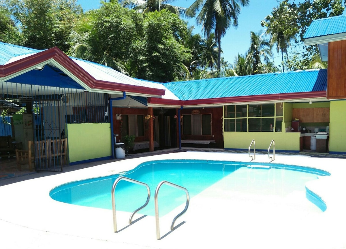 Outdoor swimming pool at Villa Corrales